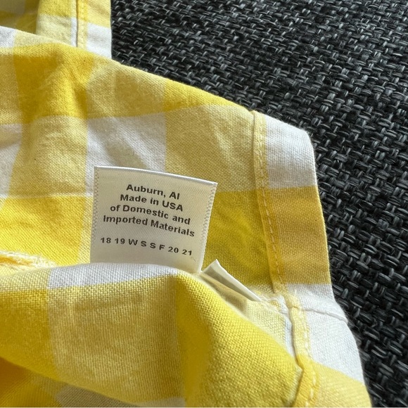 Maddy James Yellow Picnic Dress Size 12 Months - Picture 4 of 5
